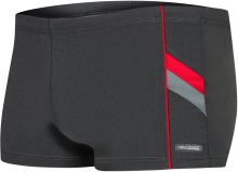 AQUA SPEED Plavecké šortky Ricardo Grey/Red Pattern 03 L