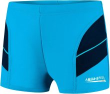 AQUA SPEED Plavecké šortky Andy Blue/Navy Blue Pattern 24 104