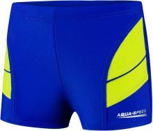 AQUA SPEED Plavecké šortky Andy Navy Blue/Green Pattern 28 104