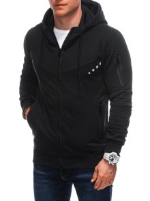 Inny Trendy černá mikina s kapucí B1668