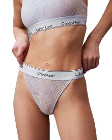 Dámské tanga Calvin Klein QF7714E světle fialové | fialová | S