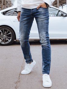 Dstreet Zajímavé modré pánské rifle