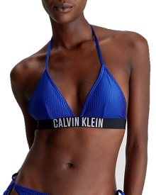 Dámské plavky Calvin Klein KW0KW02387 PODPRSENKA | modrá | S