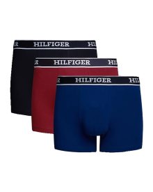 Pánské boxery Tommy Hilfiger UM0UM03185 3 KUSY | modrá | L
