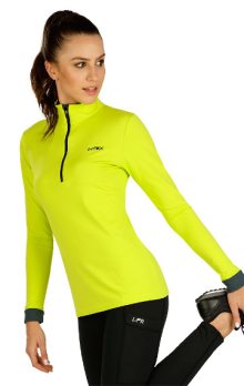 Dámské triko s dlouhým rukávem Litex 5D170 | reflexně zelená | L