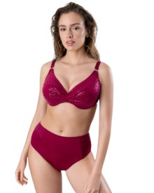 Dámské plavky TIMO 841641 vínové | vínová | 90E