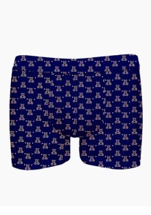 Pánské boxerky JOHN FRANK JFBUCWB600 Mini bears | blu | M