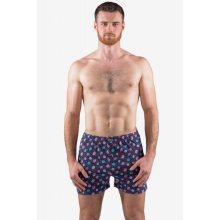 Pánské trenýrky Gina 75200 - barva:GINDGMMFR/potisk na modré, velikost:L/XL