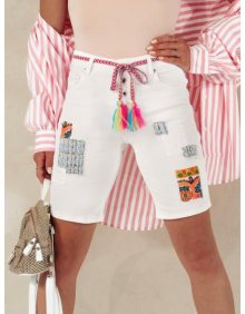 Dámské šortky CAPRI bílé