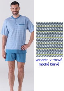 Pánské pyžamo KARELPIU KC6201 | sv.modrá | XL