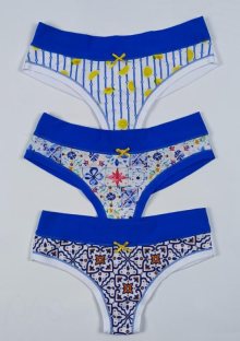 dámské bavlněné brazilky LOVELYGIRL 6621D | mix | XL