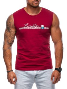 Inny Bordové tílko s nápisem S1969