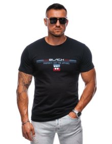 Pánské tričko s potiskem S2016 černé