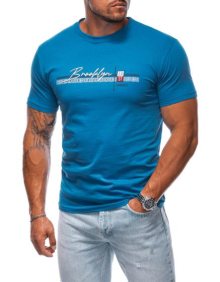 Pánské tričko s potiskem S2011 modrá