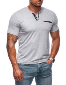Pánské hladké tričko S2015 šedé