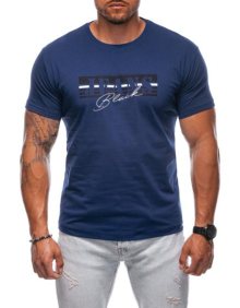 Pánské tričko s potiskem S2012 námořnická modrá