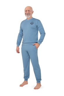 Pánské pyžamo KONRAD 417 modrá 2XL