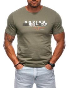 Pánské tričko S2002 olivová