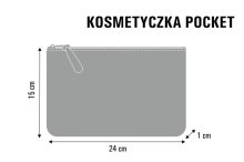 Kapesní kosmetická taška model 20292424 Grey - Bertoni