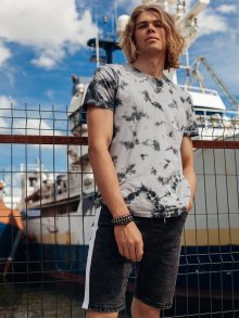 Buďchlap Nádherné černé riflové kraťasy W363