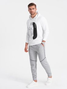 Buďchlap Originální šedé tepláky V5-22FW-001