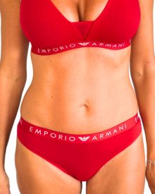 Dámské brazilky Emporio Armani 163337 4F227 | červená | L