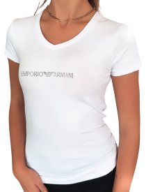 Dámské triko Emporio Armani 163321 4F223 bílé | bílá | M