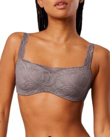 Dámská podprsenka Triumph 10219845 Body Make-Up Illusion Lace | šedá | 75D
