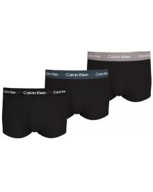 Pánské boxery Calvin Klein U2664G QRV 3 kusy | černá | M