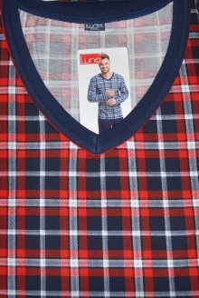 Pánské pyžamo Luna 795 3XL grafitowy druk 3XL