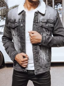 Dstreet Originální černá přechodná džínová bunda