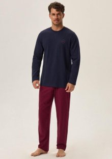 Pánské pyžamo Henderson 41915 | tm.modrá | XXL