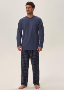 Pánské pyžamo Henderson 41913 | modrá | XXL
