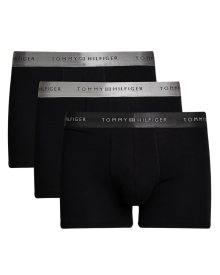 Pánské boxery Tommy Hilfiger UM0UM03411 METALLIC WB | černá | XL