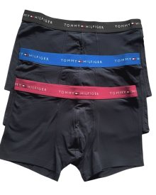 Pánské boxery Tommy Hilfiger Signature Cotton UM0UM02763 | černá | XL