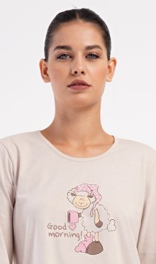 Dámské pyžamo dlouhé Ovečky