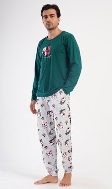 Pánské pyžamo dlouhé Tučňák s dárkem