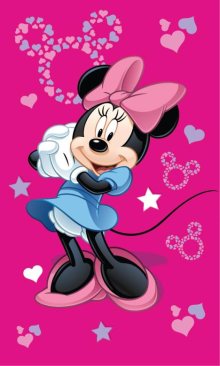Dětský ručník Minnie Pink 05 30x50 cm | dle fotky | 