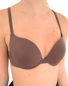 Dámská push-up podprsenka GUESS Eveline O4BC14 | hnědá | 70D