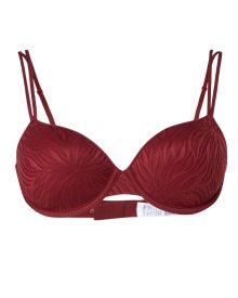 Dámská podprsenka Calvin Klein QF6875 SYRAH | vínová | 75E
