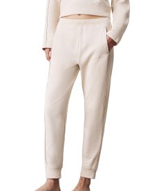 Dámské tepláky Calvin Klein QS7262E JOGGER | šampáň | L