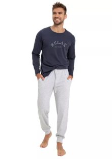 Pánské pyžamo Sammy 3078/3079/32 TARO | jeans | XXL