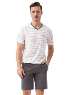 Pánské pyžamo 802/41 LUNA | šedá | L