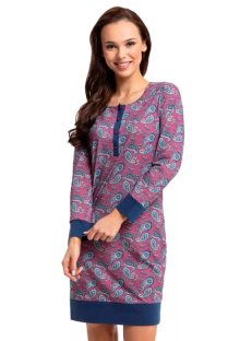 Dámská noční košile 117/22 LUNA | starorůžová | XL