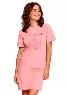 Dámská noční košile Kora 2501/11 TARO | růžová (pink) | M