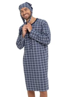 Pánská noční košile Filip 3073/31 TARO | jeans | M