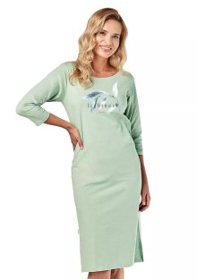 Dámská noční košile Olympia 2996/31 TARO | zelená světlá | S