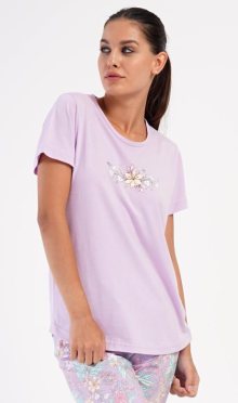 Dámské pyžamo kapri Vienetta Secret Viola | světle fialová | L