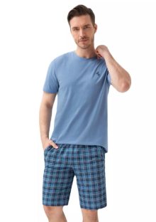 Pánské pyžamo 803/41 LUNA | modrá | L