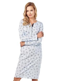 Dámská noční košile Magnolia 2972/31 TARO | modrá světlá | M